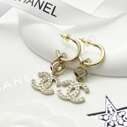 Replica Chanel Earrings For Women #1253340 $32.00 USD for Wholesale