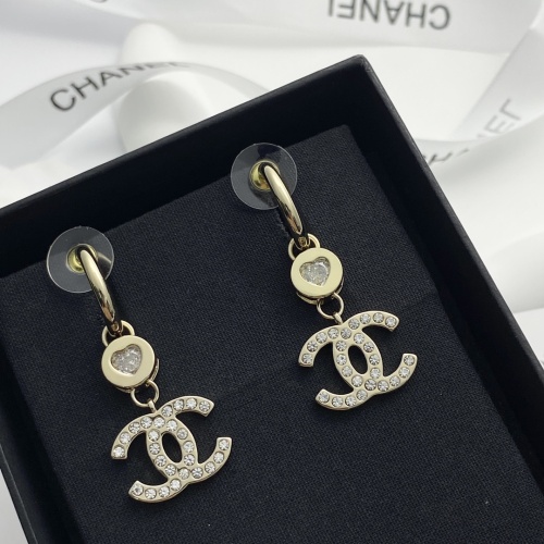 Replica Chanel Earrings For Women #1253340 $32.00 USD for Wholesale