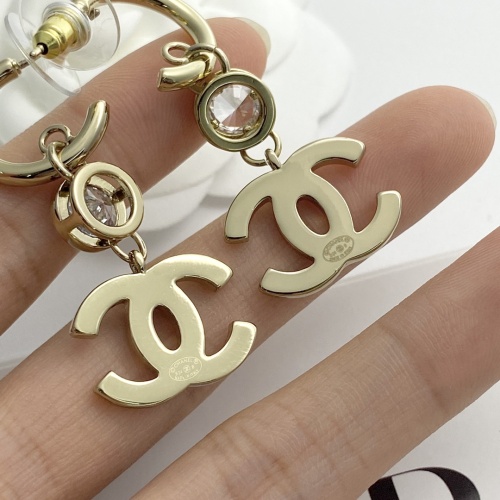 Replica Chanel Earrings For Women #1253340 $32.00 USD for Wholesale