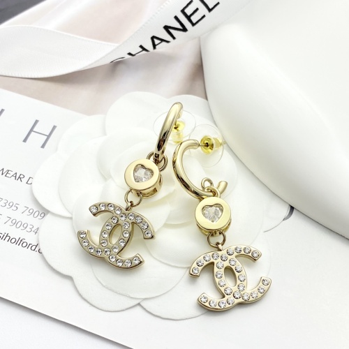 Replica Chanel Earrings For Women #1253340 $32.00 USD for Wholesale