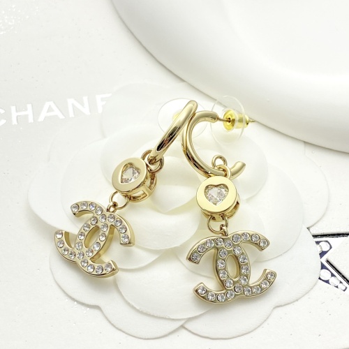 Replica Chanel Earrings For Women #1253340 $32.00 USD for Wholesale