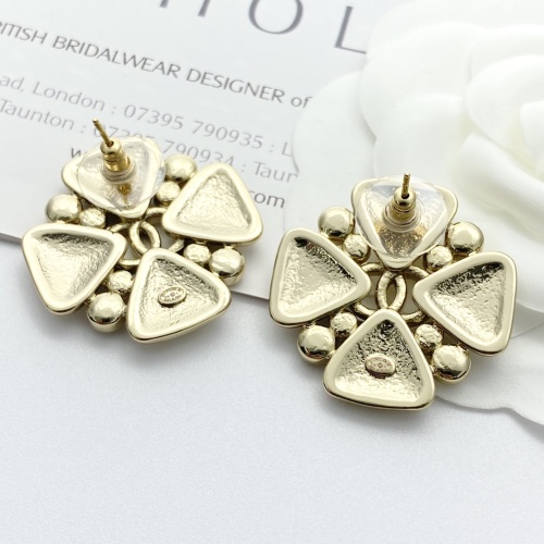 Replica Chanel Earrings For Women #1253341 $32.00 USD for Wholesale