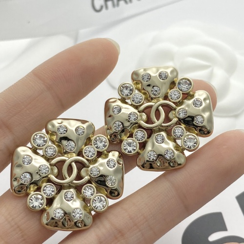 Replica Chanel Earrings For Women #1253341 $32.00 USD for Wholesale