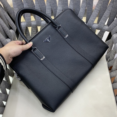 Replica Prada AAA Man Handbags #1253357 $162.00 USD for Wholesale