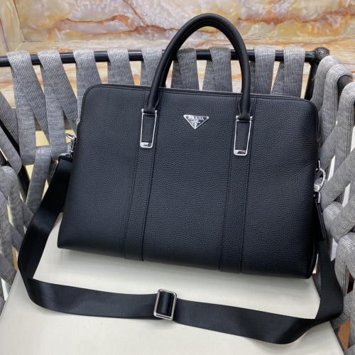 Replica Prada AAA Man Handbags #1253357 $162.00 USD for Wholesale