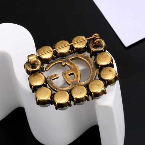 Replica Gucci Brooches For Women #1253365 $27.00 USD for Wholesale