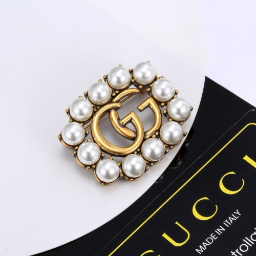 Replica Gucci Brooches For Women #1253365 $27.00 USD for Wholesale