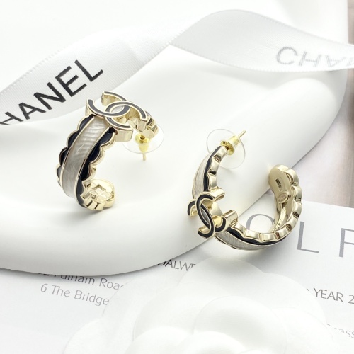 Replica Chanel Earrings For Women #1253373 $32.00 USD for Wholesale