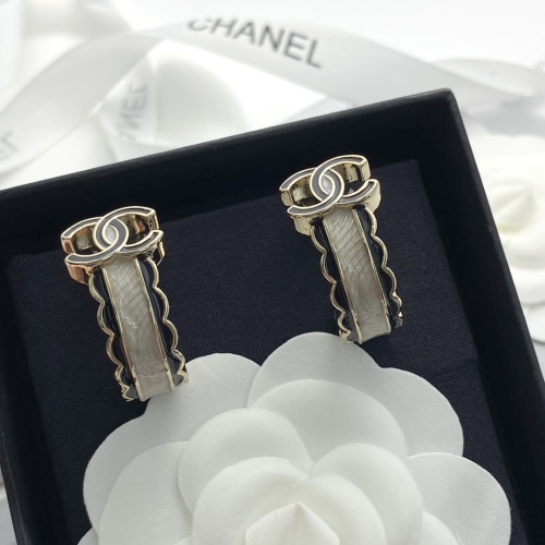 Replica Chanel Earrings For Women #1253373 $32.00 USD for Wholesale