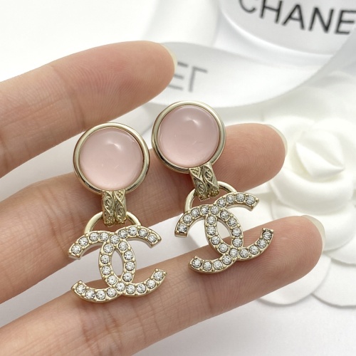 Replica Chanel Earrings For Women #1253375 $32.00 USD for Wholesale