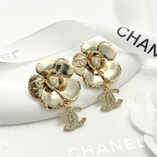 Replica Chanel Earrings For Women #1253377 $34.00 USD for Wholesale