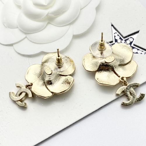 Replica Chanel Earrings For Women #1253377 $34.00 USD for Wholesale