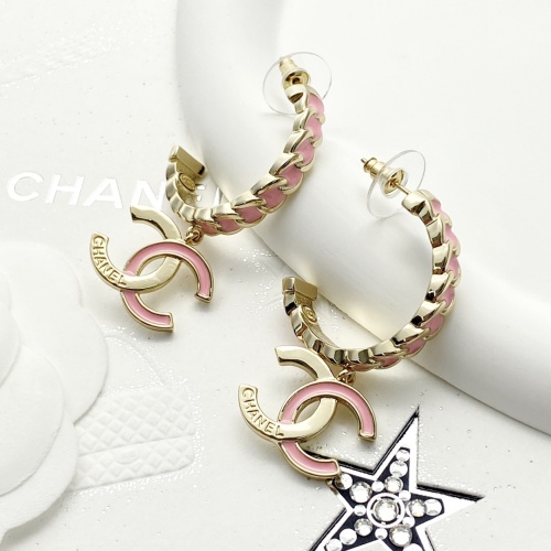 Replica Chanel Earrings For Women #1253378 $34.00 USD for Wholesale