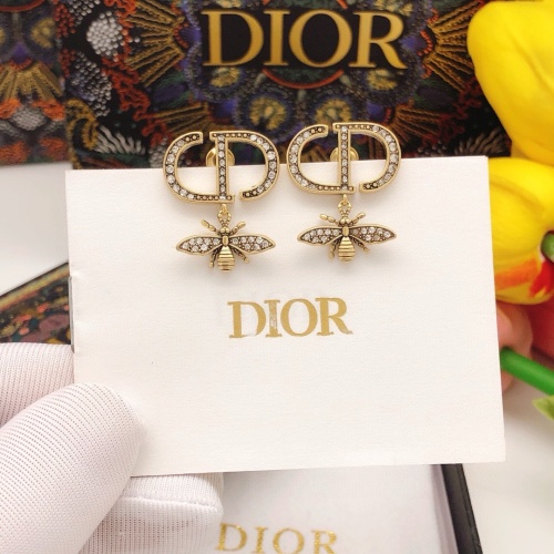 Replica Christian Dior Earrings For Women #1253404 $27.00 USD for Wholesale