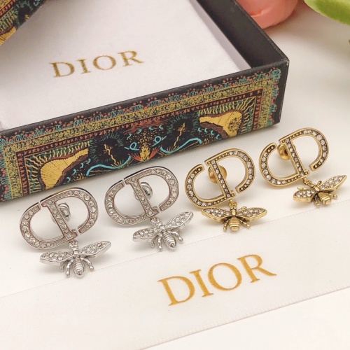 Replica Christian Dior Earrings For Women #1253404 $27.00 USD for Wholesale