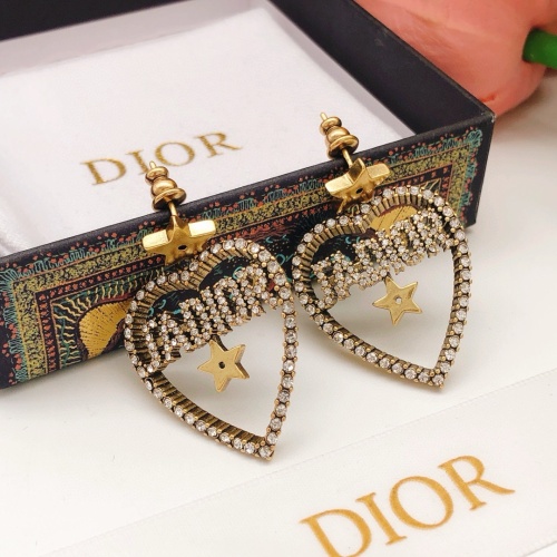 Replica Christian Dior Earrings For Women #1253411 $27.00 USD for Wholesale