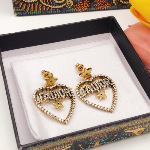 Replica Christian Dior Earrings For Women #1253411 $27.00 USD for Wholesale