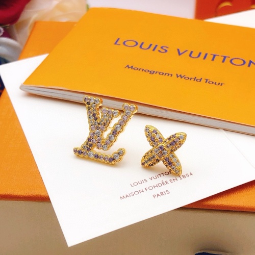 Replica Louis Vuitton Earrings For Women #1253440 $32.00 USD for Wholesale