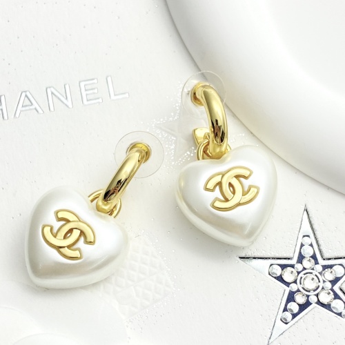 Replica Chanel Earrings For Women #1253445 $36.00 USD for Wholesale