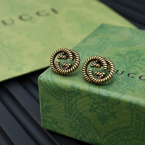 Replica Gucci Earrings For Women #1253518 $25.00 USD for Wholesale