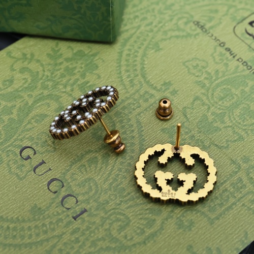 Replica Gucci Earrings For Women #1253521 $25.00 USD for Wholesale