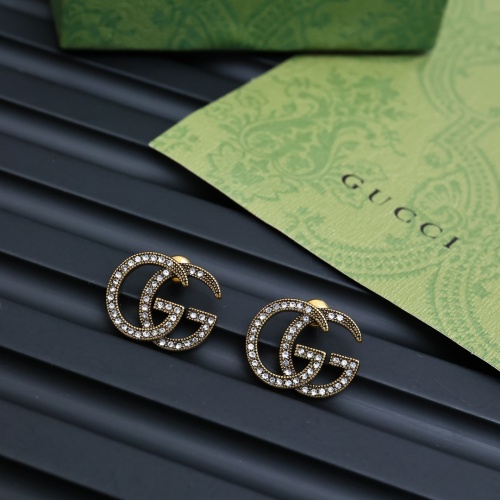 Replica Gucci Earrings For Women #1253523 $25.00 USD for Wholesale