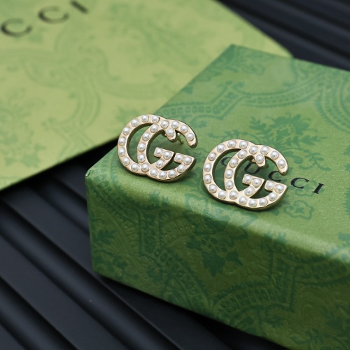 Replica Gucci Earrings For Women #1253526 $25.00 USD for Wholesale