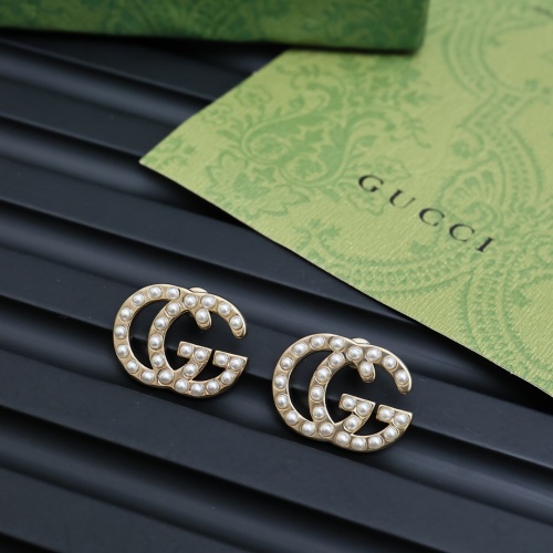 Replica Gucci Earrings For Women #1253526 $25.00 USD for Wholesale