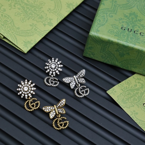 Replica Gucci Earrings For Women #1253529 $27.00 USD for Wholesale