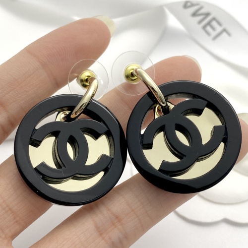 Replica Chanel Earrings For Women #1253538 $32.00 USD for Wholesale