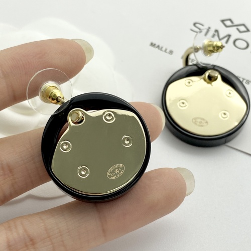 Replica Chanel Earrings For Women #1253538 $32.00 USD for Wholesale