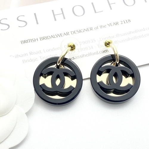 Replica Chanel Earrings For Women #1253538 $32.00 USD for Wholesale