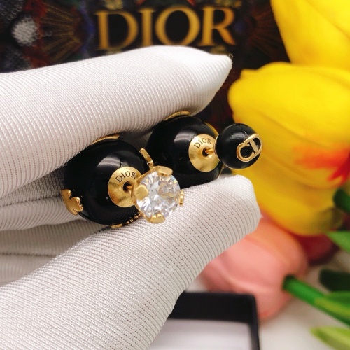 Replica Christian Dior Earrings For Women #1253644 $27.00 USD for Wholesale