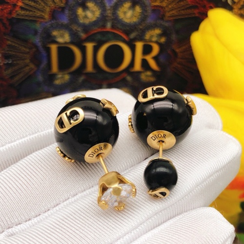 Replica Christian Dior Earrings For Women #1253644 $27.00 USD for Wholesale