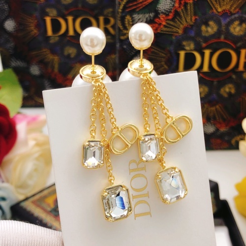 Replica Christian Dior Earrings For Women #1253661 $29.00 USD for Wholesale