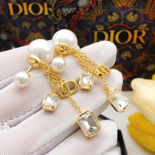 Replica Christian Dior Earrings For Women #1253661 $29.00 USD for Wholesale