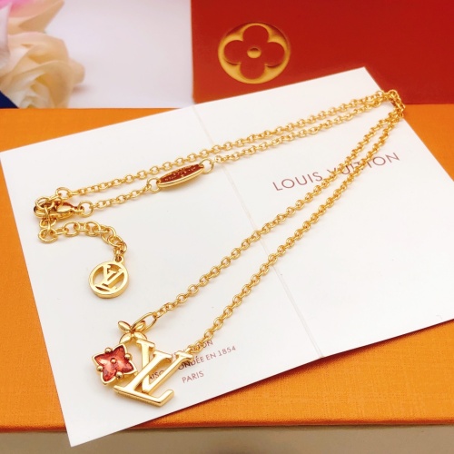 Louis Vuitton Necklaces For Women #1253670 $29.00 USD, Wholesale Replica Louis Vuitton Necklaces