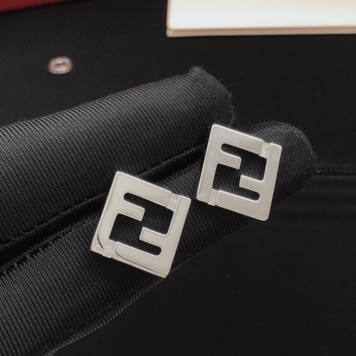 Replica Fendi Earrings For Women #1253675 $25.00 USD for Wholesale