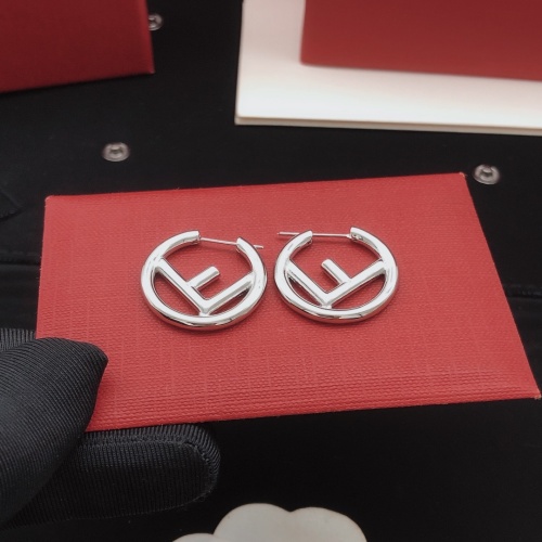 Replica Fendi Earrings For Women #1253676 $27.00 USD for Wholesale