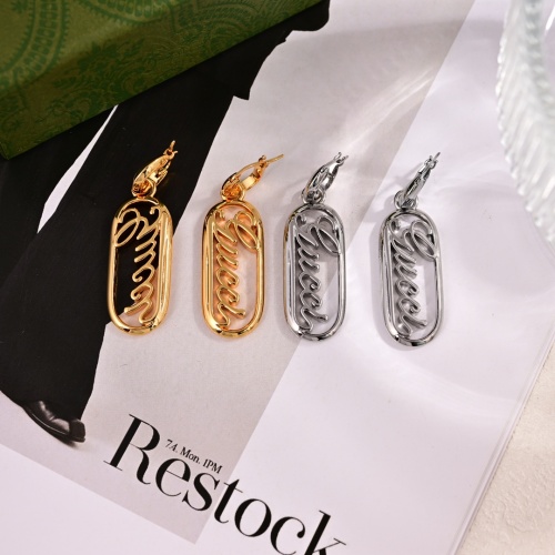 Replica Gucci Earrings For Women #1253677 $29.00 USD for Wholesale