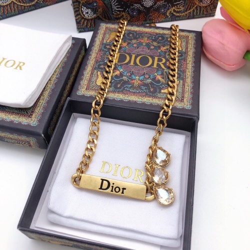 Replica Christian Dior Necklaces #1253721 $32.00 USD for Wholesale