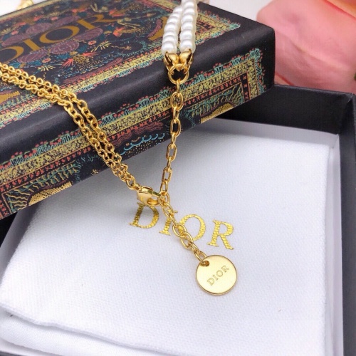 Replica Christian Dior Necklaces For Women #1253722 $32.00 USD for Wholesale