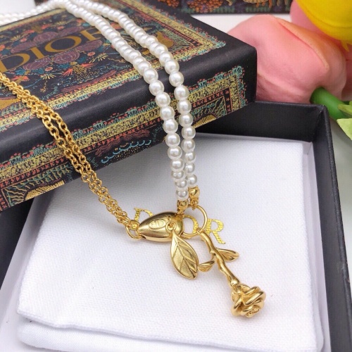 Replica Christian Dior Necklaces For Women #1253722 $32.00 USD for Wholesale