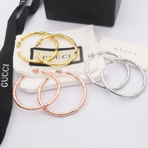 Replica Gucci Earrings For Women #1253723 $27.00 USD for Wholesale