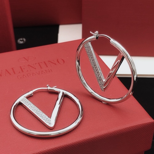 Replica Valentino Earrings For Women #1253737 $32.00 USD for Wholesale