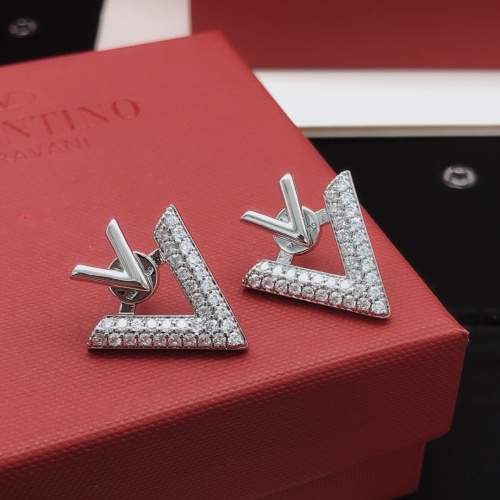 Replica Valentino Earrings For Women #1253759 $32.00 USD for Wholesale