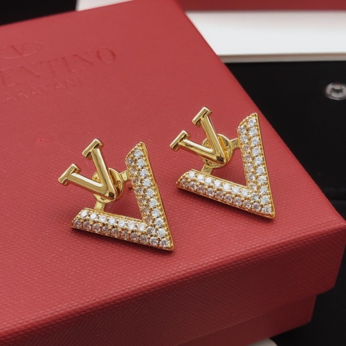 Replica Valentino Earrings For Women #1253760 $32.00 USD for Wholesale