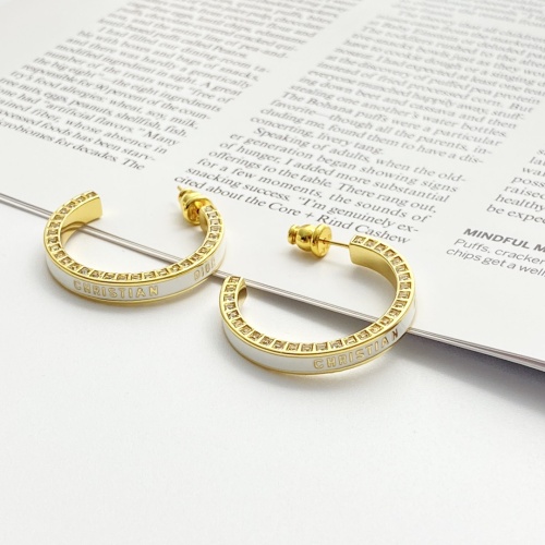 Replica Christian Dior Earrings For Women #1253761 $38.00 USD for Wholesale