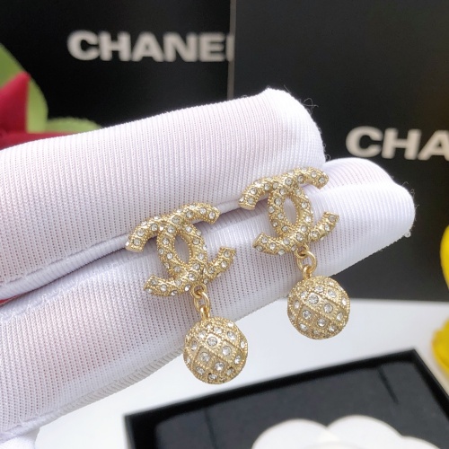 Replica Chanel Earrings For Women #1253766 $27.00 USD for Wholesale