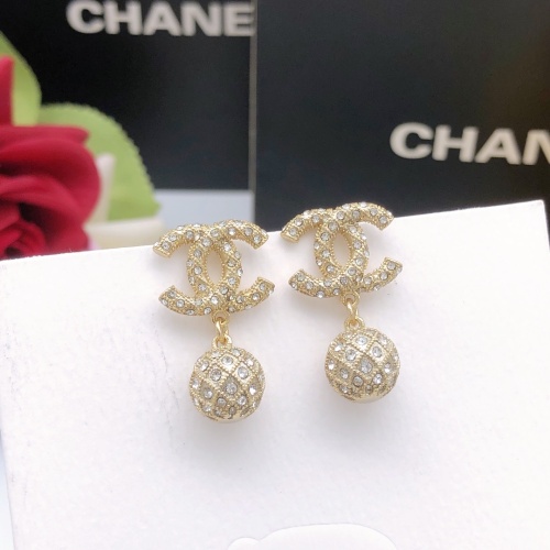 Replica Chanel Earrings For Women #1253766 $27.00 USD for Wholesale